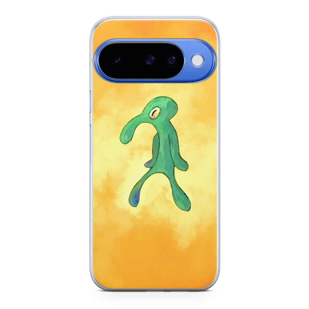 Bold and Brash Squidward Painting Google Pixel 10 Case
