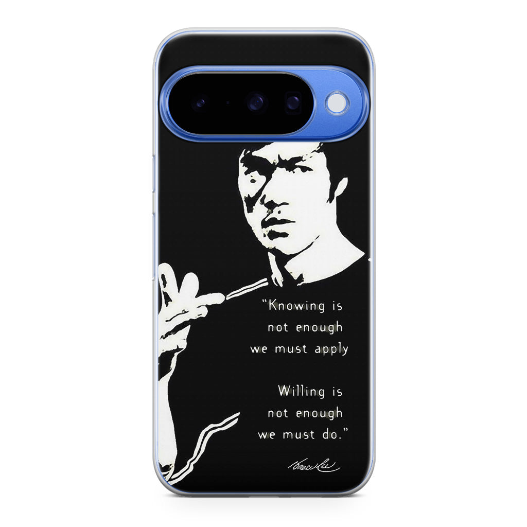 Bruce Lee Quotes Google Pixel 10 Case