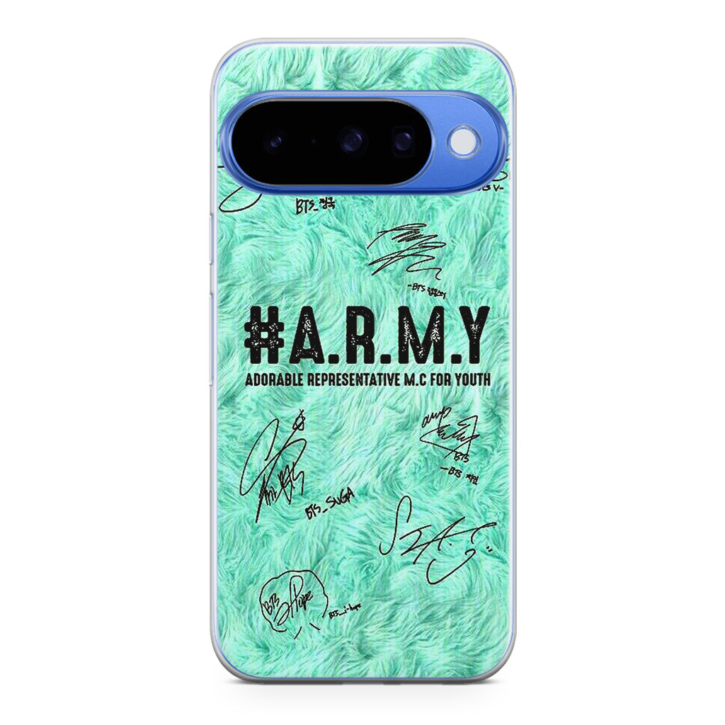 BTS Army Signature Google Pixel 10 Case