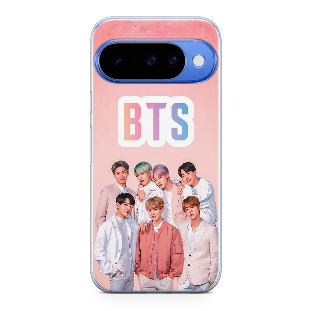 BTS Member in Pink Google Pixel 10 Case