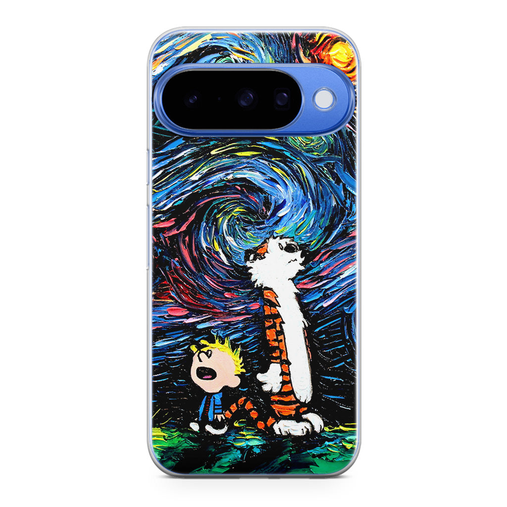 Calvin Art At Starry Night Google Pixel 10 Case