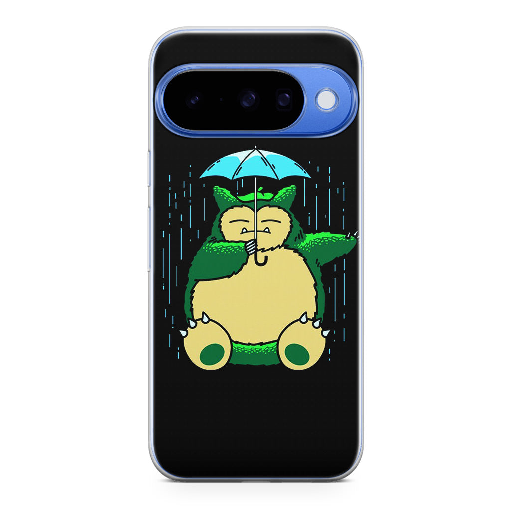 Cute Snorlax Umbrella Google Pixel 10 Case