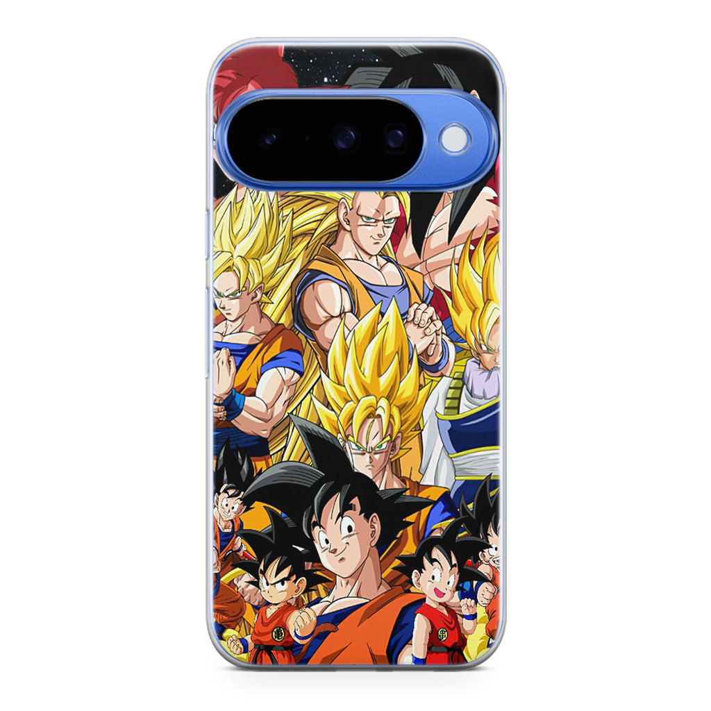 Dragon Ball Z Son Goku Transformation Google Pixel 10 Case