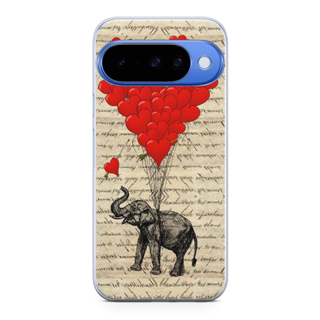 Elephant And Heart Google Pixel 10 Case