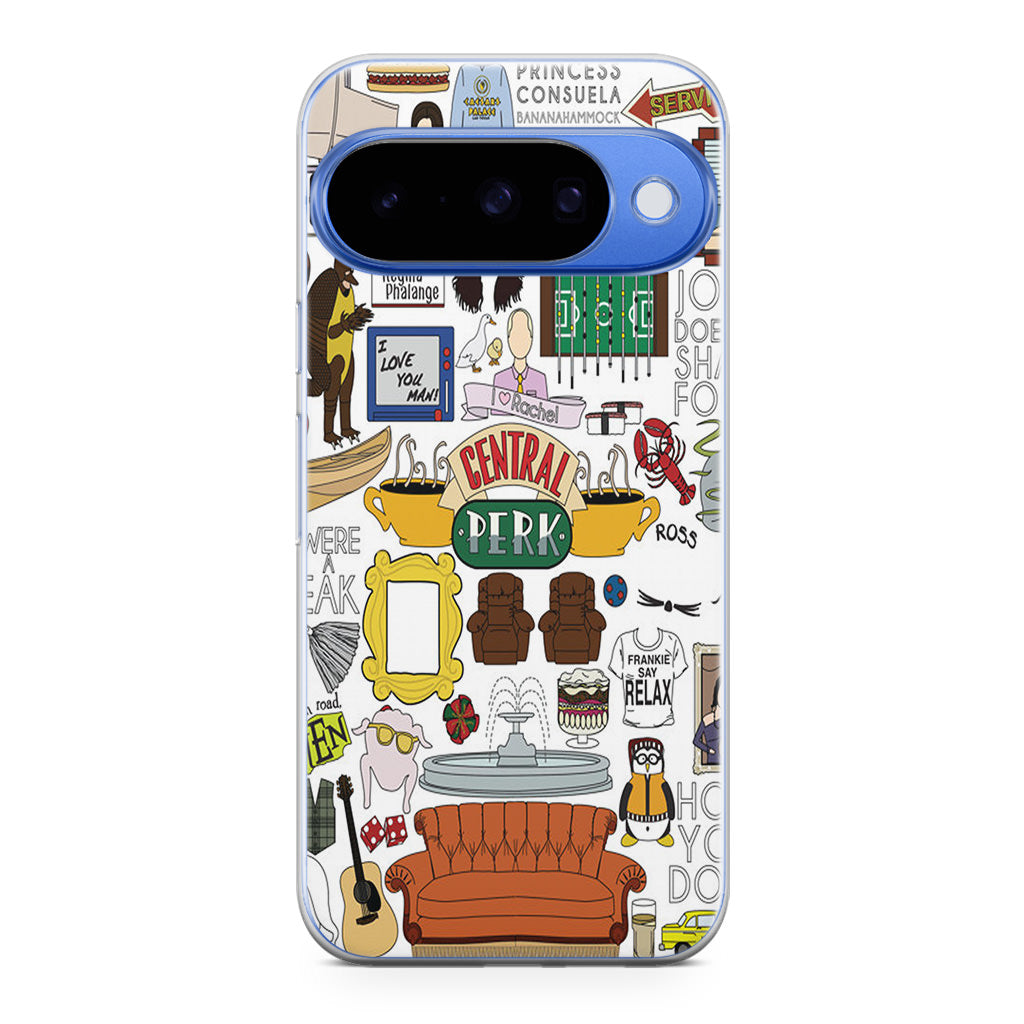 Friends TV Show Central Perk Sticker Google Pixel 10 Case