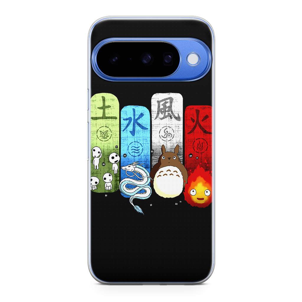 Ghibli Elemental Charms Google Pixel 10 Case