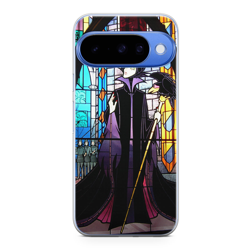 Maleficent Sleeping Beauty Glass Art Google Pixel 10 Case