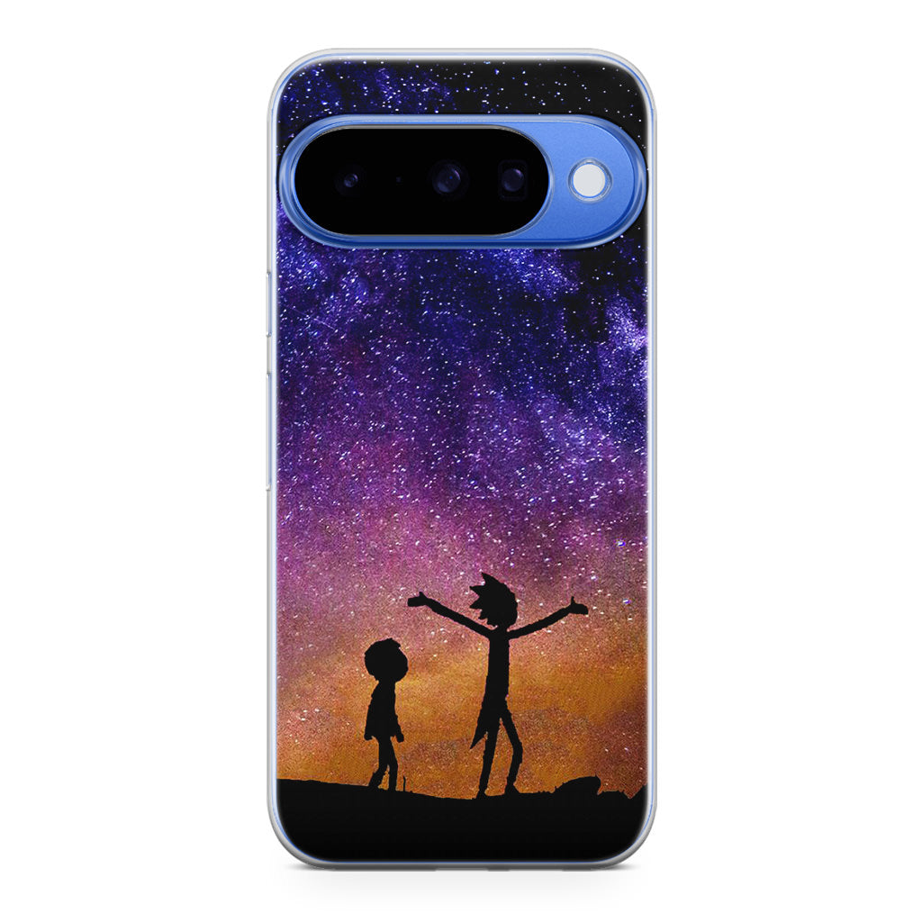 Morty Space Nebula Google Pixel 10 Hülle