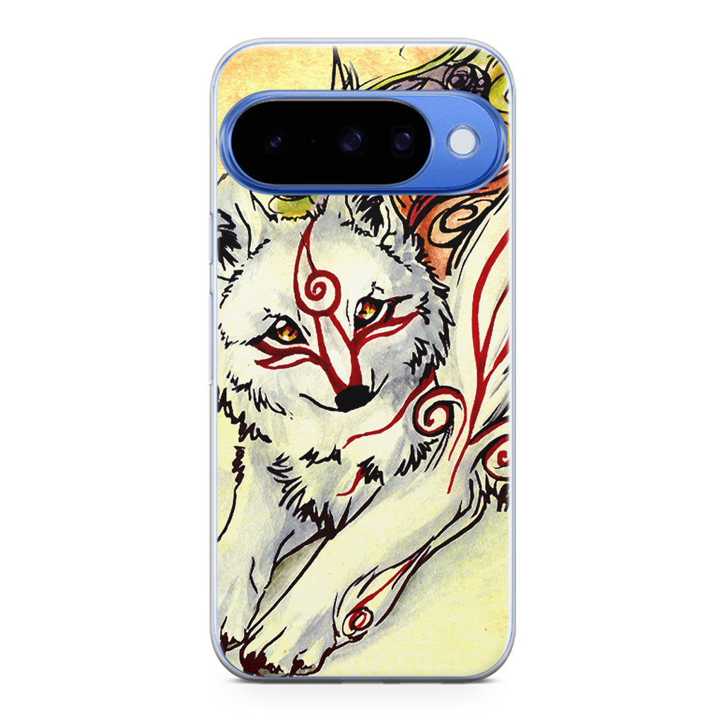 Okami Amaterasu Google Pixel 10 Case