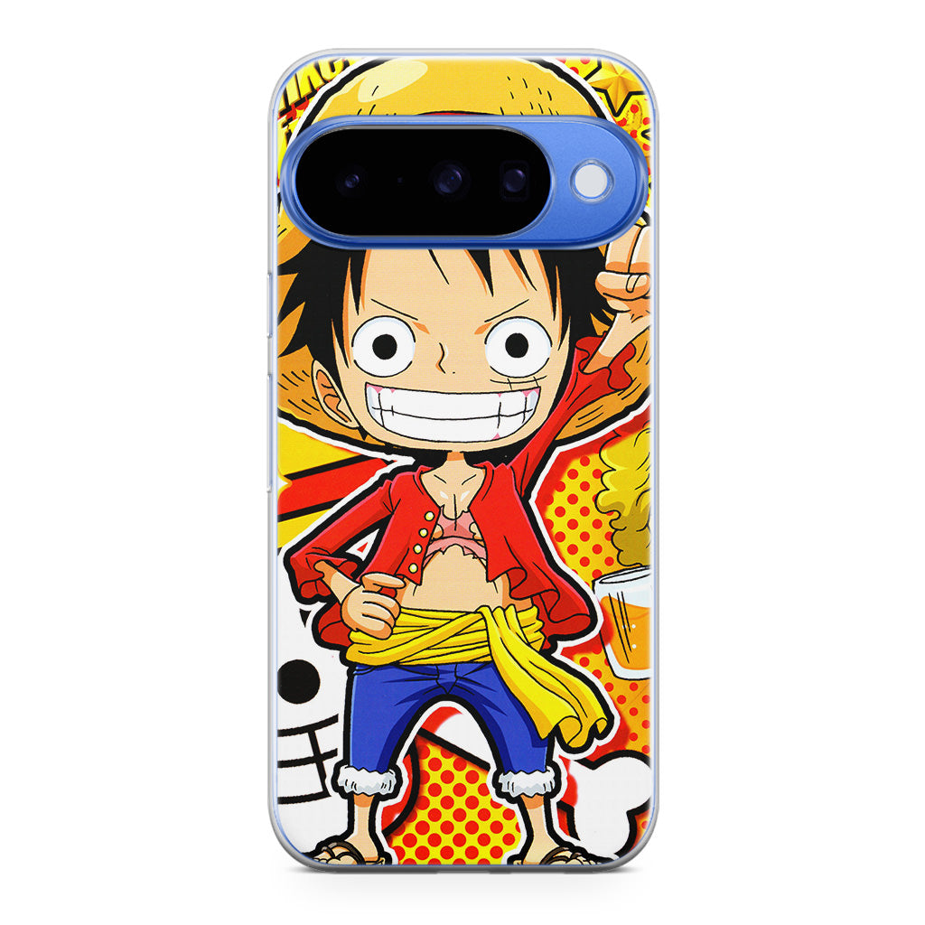 One Piece Cute Luffy Google Pixel 10 Case