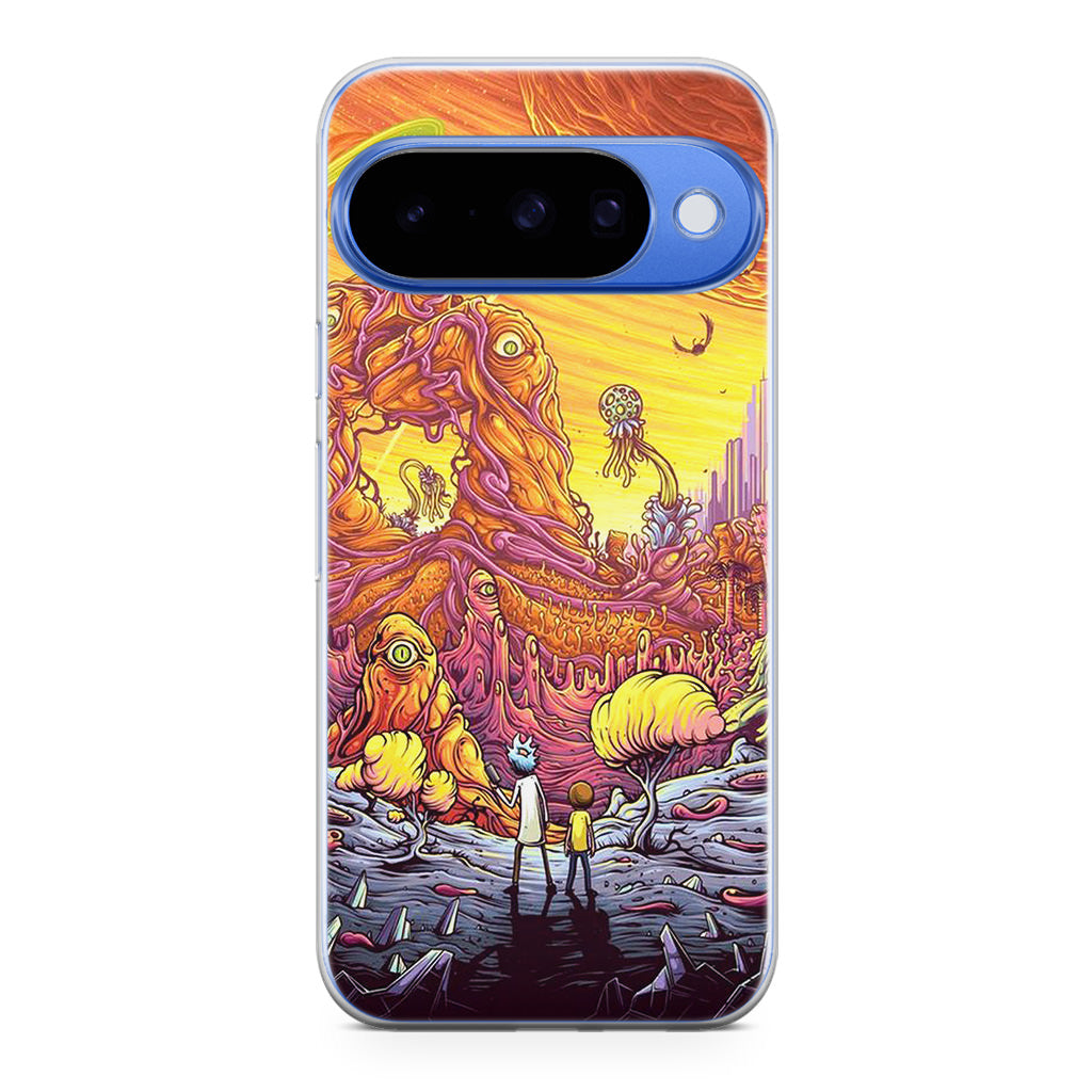 Rick And Morty Alien Planet Google Pixel 10 Case