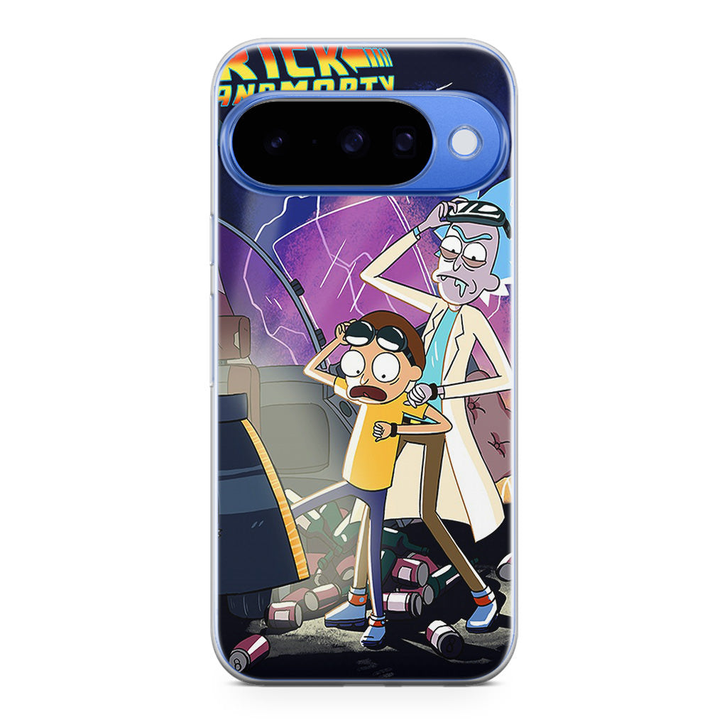 Rick And Morty Back To The Future Google Pixel 10 Case