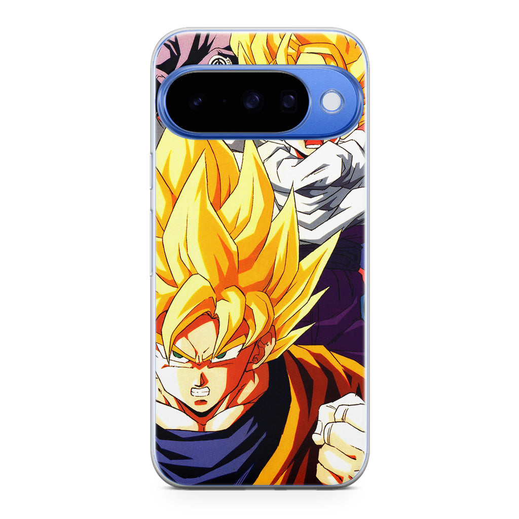 Super Saiyan Goku And Gohan Google Pixel 10 Case