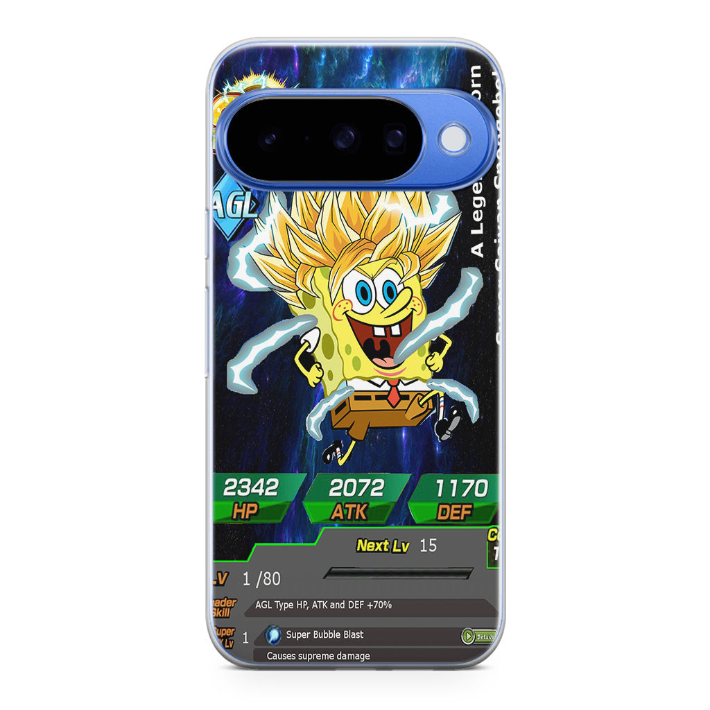 Super Saiyan Spongebob Card Google Pixel 10 Case