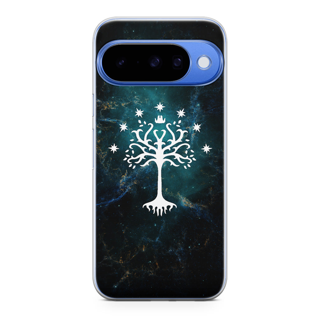 White Tree Of Gondor In Space Nebula Google Pixel 10 Case