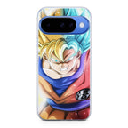 Goku SSJ 1 to SSJ Blue Google Pixel 10 Case