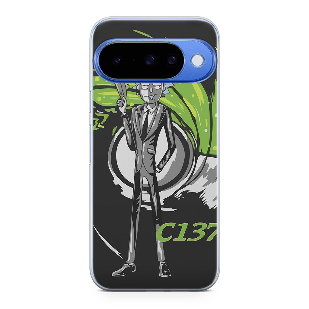 Rick Sanchez Agent C137 Google Pixel 10 Case