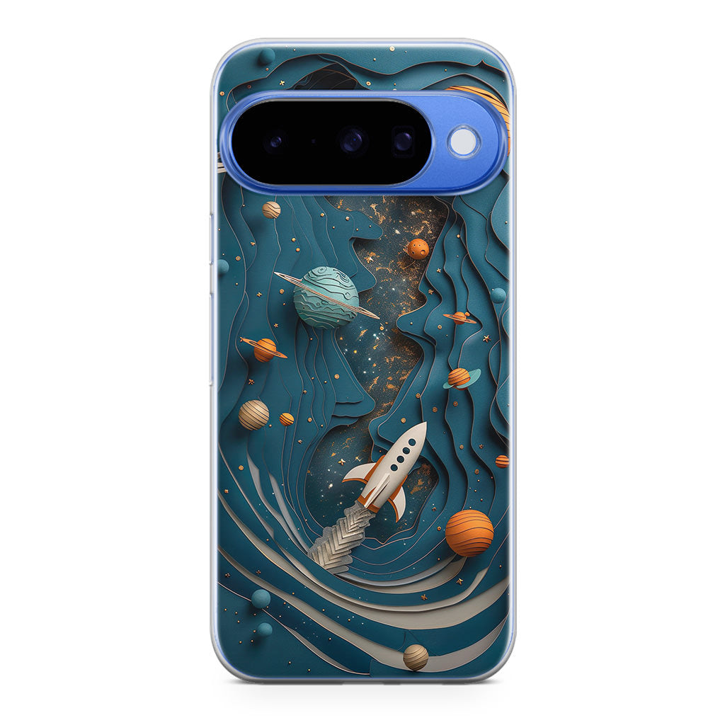 Cardboard Cosmos Google Pixel 10 Case