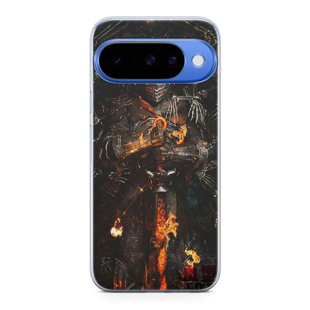 Ember King Warden Cursed Flame Google Pixel 10 Case