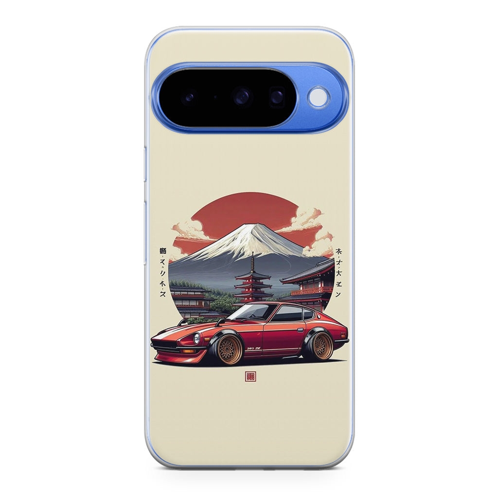 Fuji Fastback Racing the Rising Sun Google Pixel 10 Case