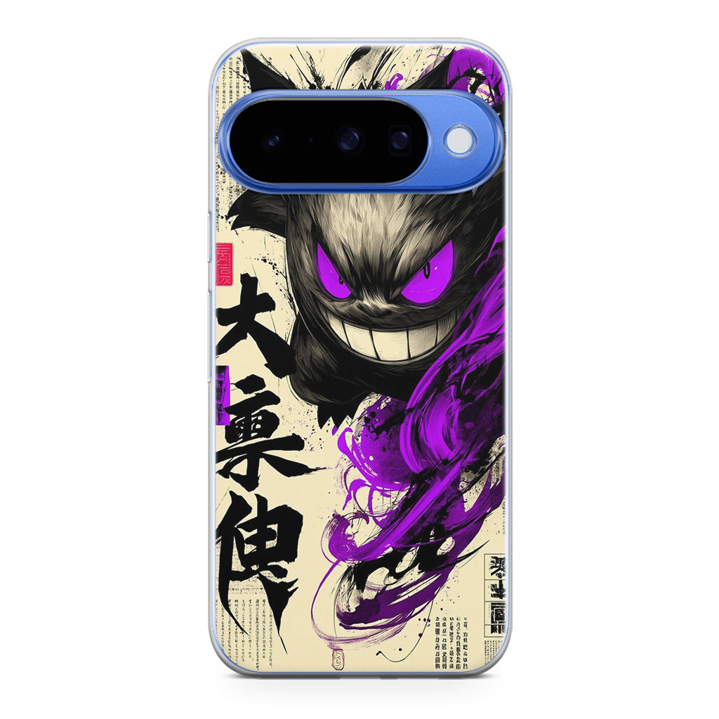 Gengar Shadow of the Oni Scroll Google Pixel 10 Case