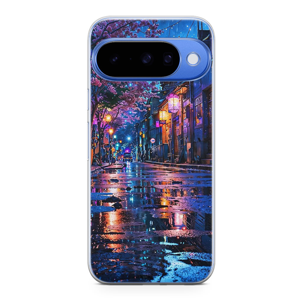 Midnight Sakura Glow Google Pixel 10 Case