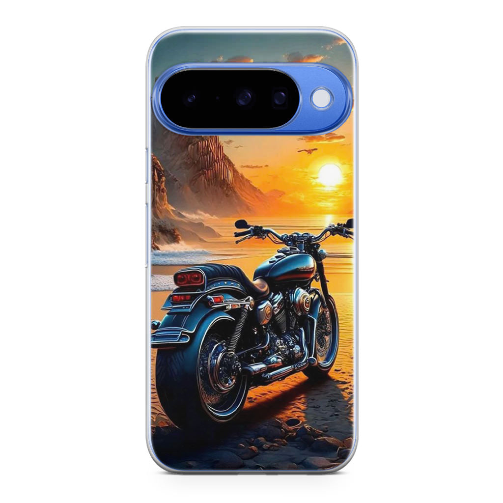 Ride Into the Blaze Google Pixel 10 Case