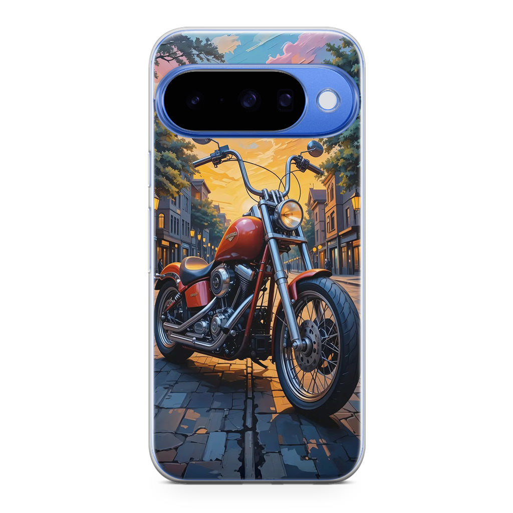 Sunset Thunder Ride Into the Glow Google Pixel 10 Case