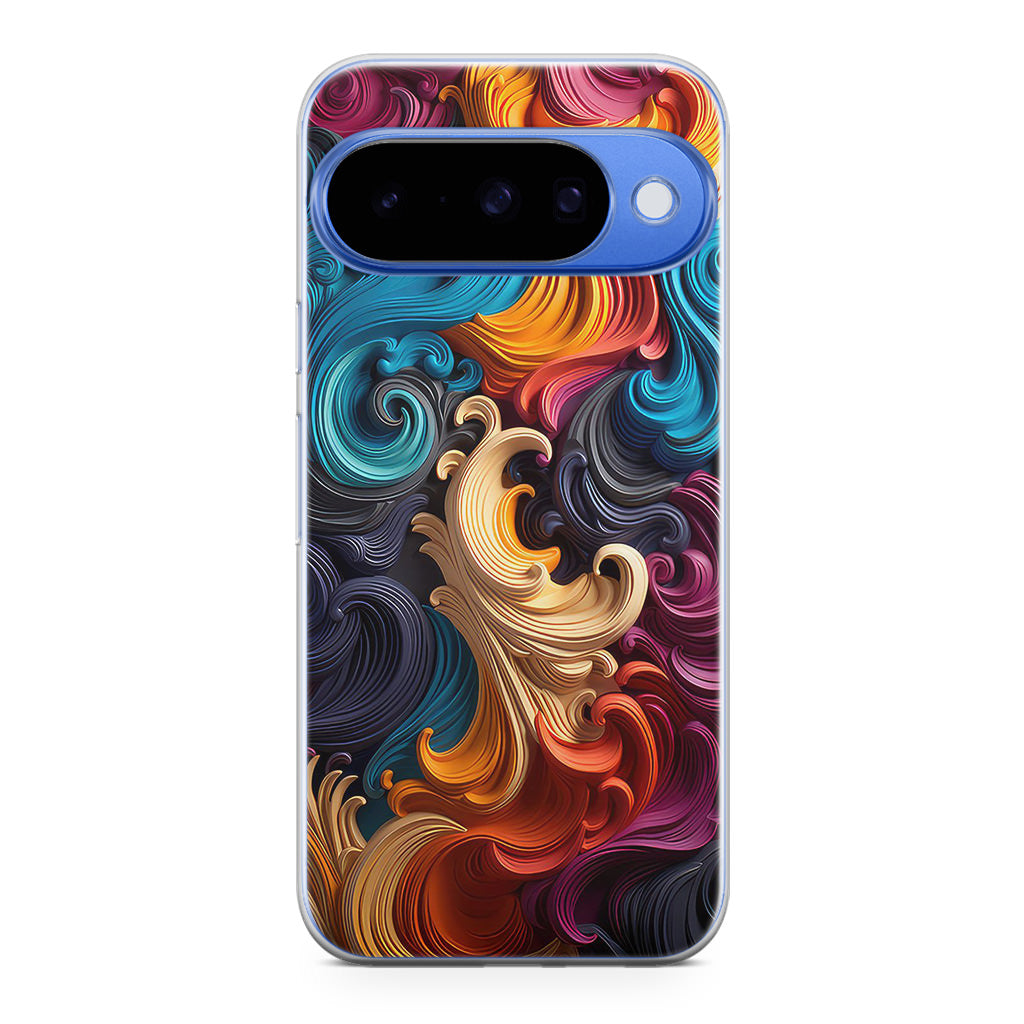 The Dance of Abstract Waves Google Pixel 10 Case