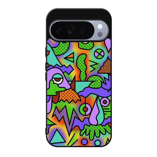 Abstract Colorful Doodle Art Google Pixel 10 Pro / Pixel 10 Pro XL Case