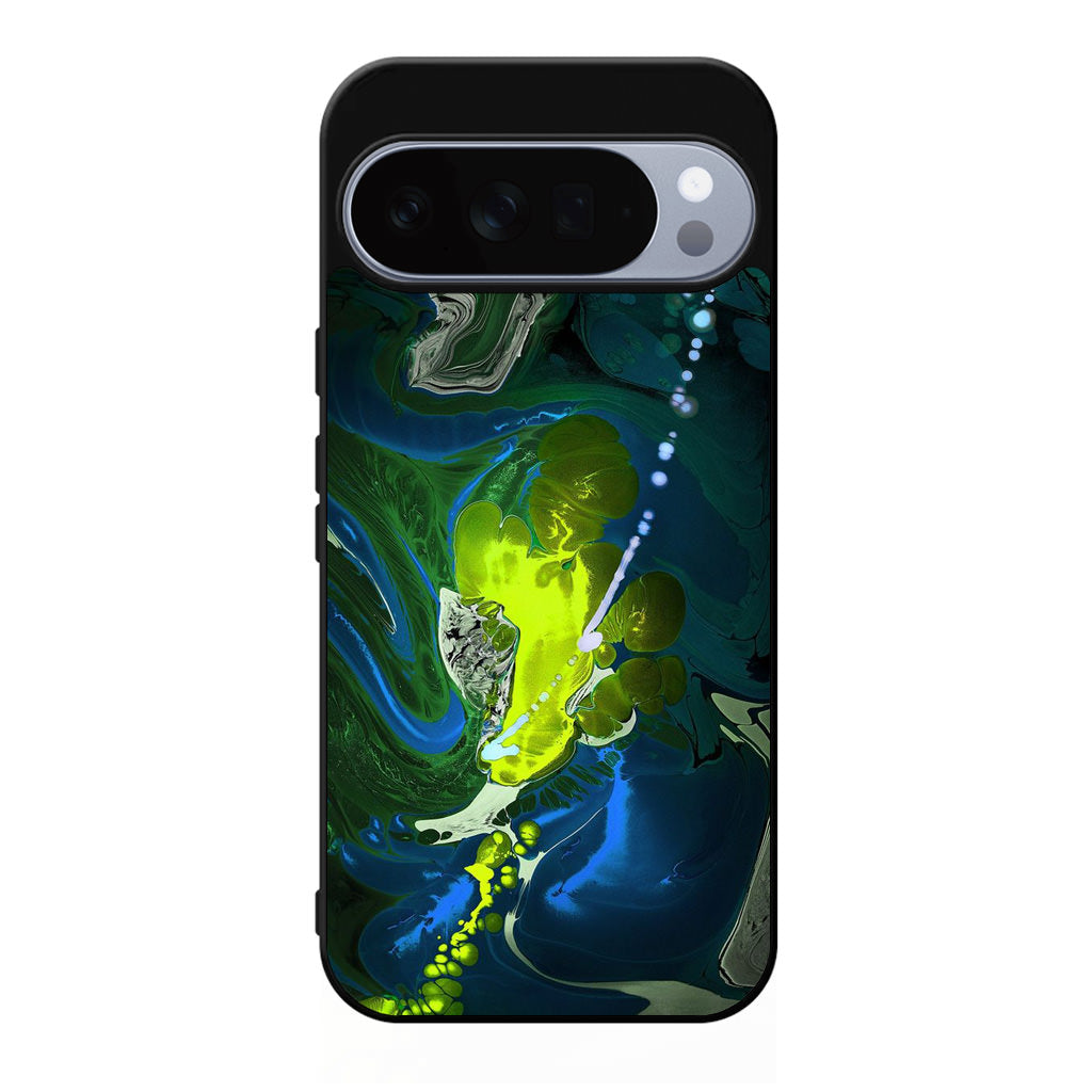Abstract Green Blue Art Google Pixel 10 Pro / Pixel 10 Pro XL Case