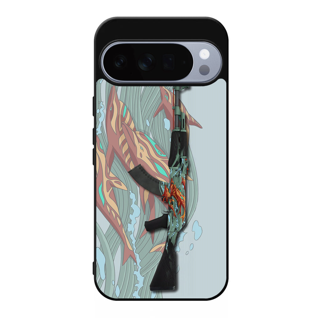 AK-47 Aquamarine Revenge Google Pixel 10 Pro / Pixel 10 Pro XL Case