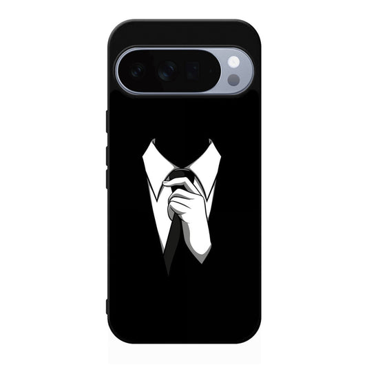 Anonymous Black White Tie Google Pixel 10 Pro / Pixel 10 Pro XL Case