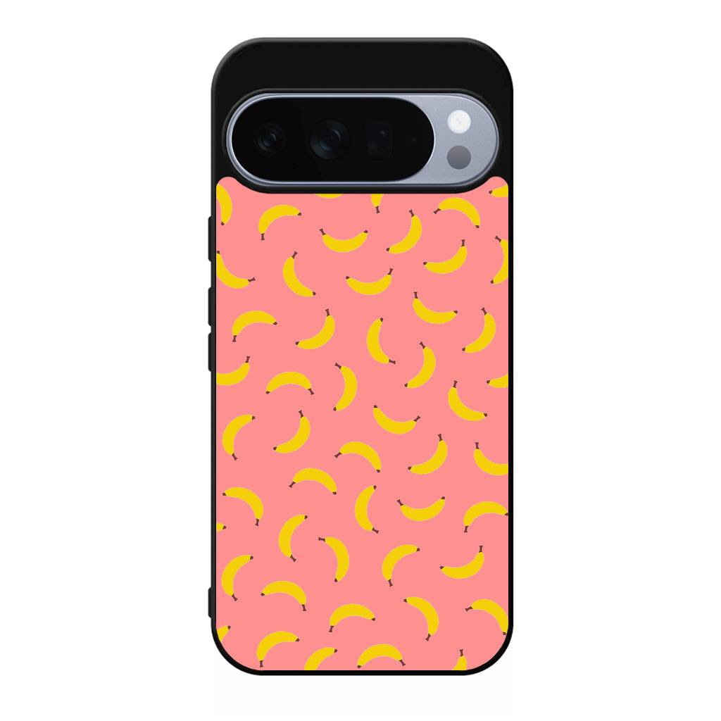 Bananas Fruit Pattern Pink Google Pixel 10 Pro / Pixel 10 Pro XL Case