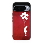 Banksy Girl With Balloons Red Google Pixel 10 Pro / Pixel 10 Pro XL Case