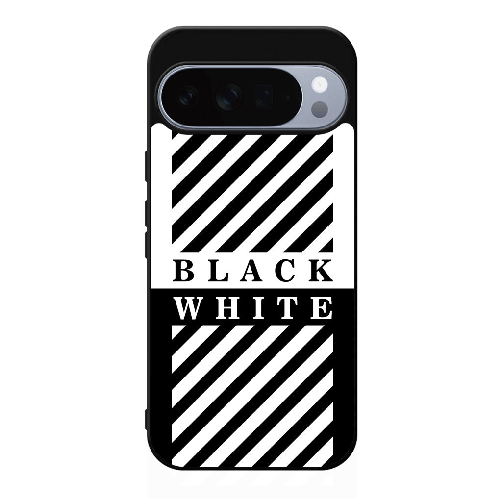 Black White Stripes Google Pixel 10 Pro / Pixel 10 Pro XL Case