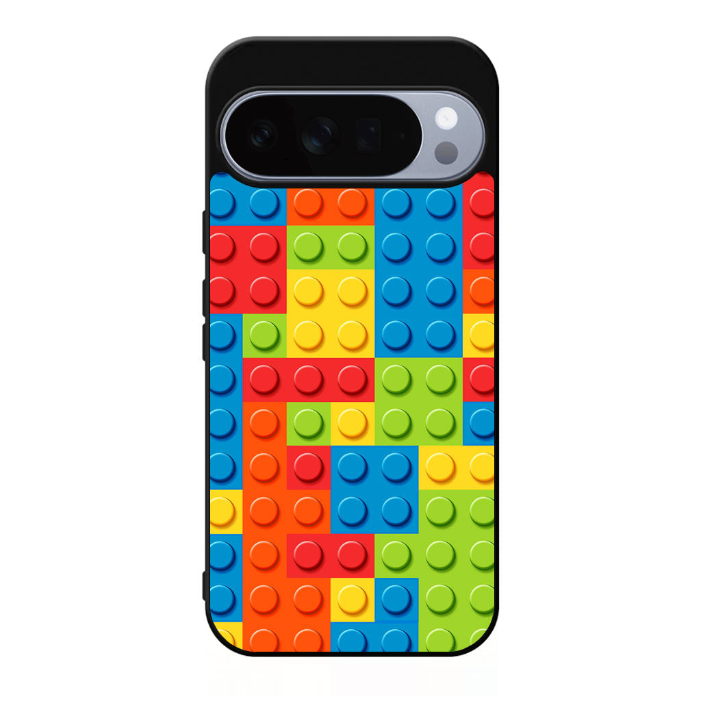 Blocks Rainbow Pattern Google Pixel 10 Pro / Pixel 10 Pro XL Case