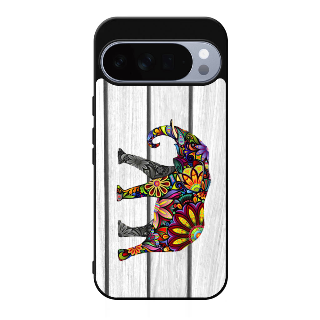 Colorful Elephant Flower Google Pixel 10 Pro / Pixel 10 Pro XL Case