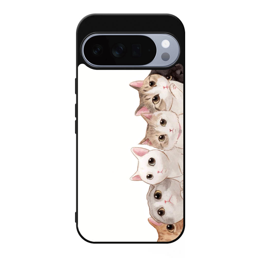 Cute Cats Vertical Google Pixel 10 Pro / Pixel 10 Pro XL Case