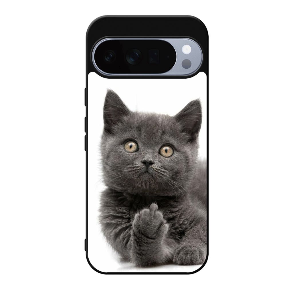 Finger British Shorthair Cat Google Pixel 10 Pro / Pixel 10 Pro XL Case
