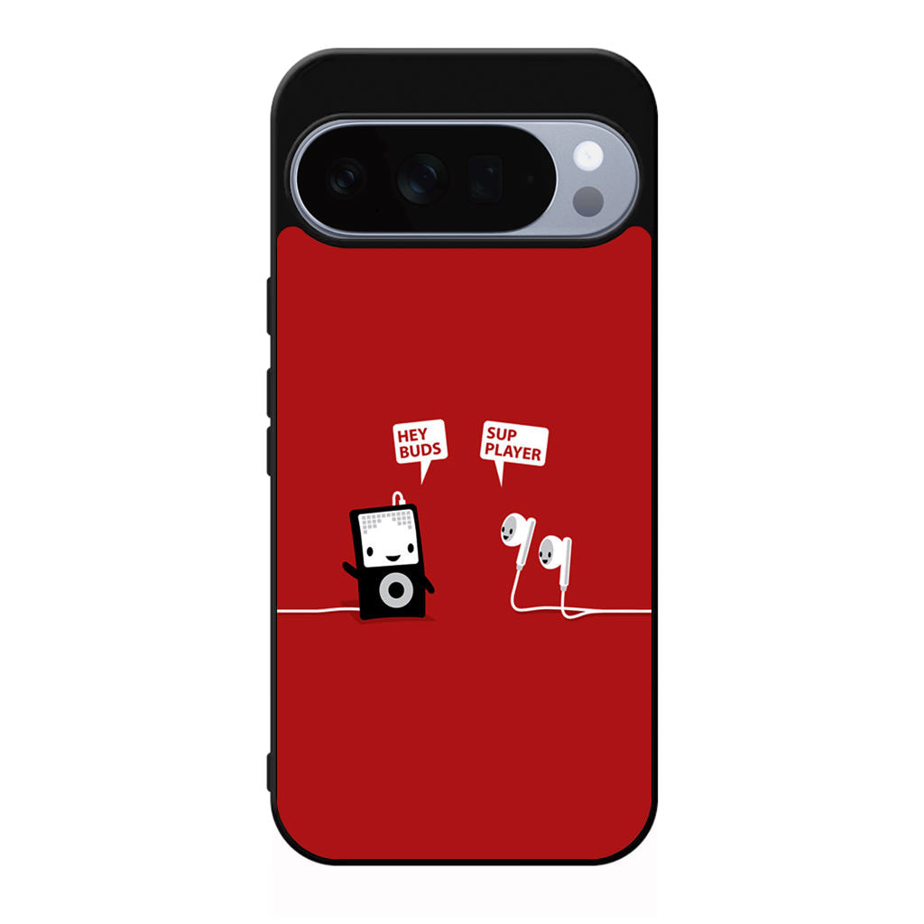 Funny Music Headphones Player Buds Google Pixel 10 Pro / Pixel 10 Pro XL Case