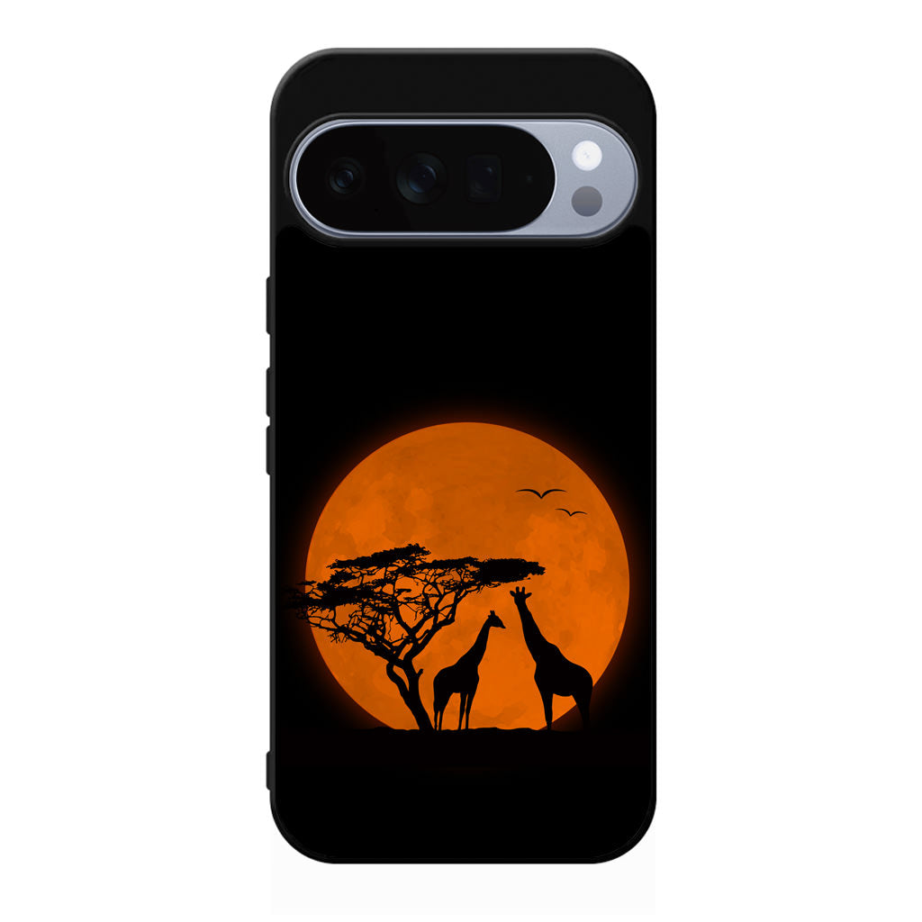 Giraffes Silhouette Google Pixel 10 Pro / Pixel 10 Pro XL Case