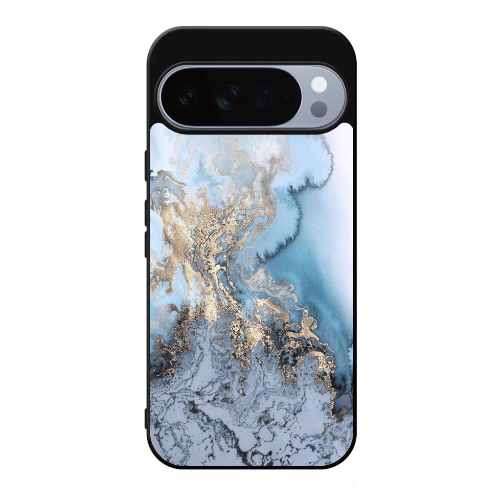 Golden Azure Marble Google Pixel 10 Pro / Pixel 10 Pro XL Case