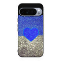 Love Glitter Blue and Grey Google Pixel 10 Pro / Pixel 10 Pro XL Case