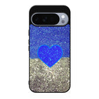 Love Glitter Blue and Grey Google Pixel 10 Pro / Pixel 10 Pro XL Case