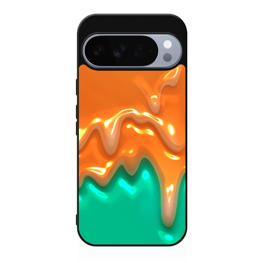 Orange Paint Dripping Google Pixel 10 Pro / Pixel 10 Pro XL Case