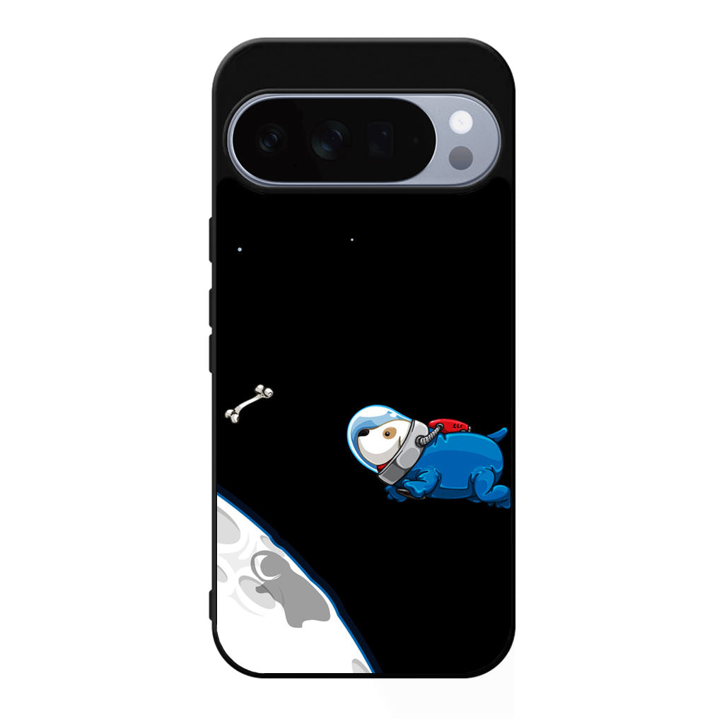 Space Dog Chasing A Bone Google Pixel 10 Pro / Pixel 10 Pro XL Case