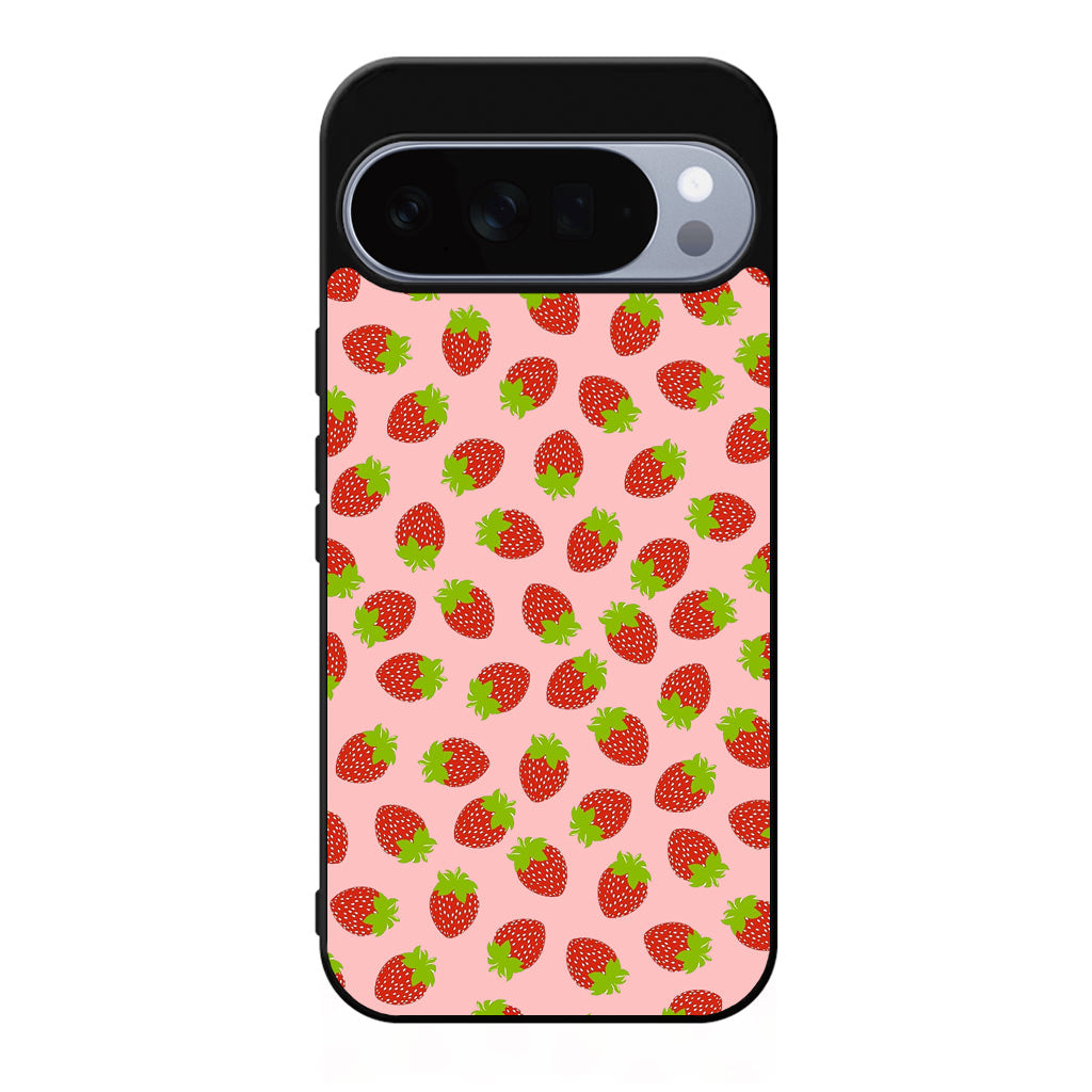 Strawberries Pattern Google Pixel 10 Pro / Pixel 10 Pro XL Case