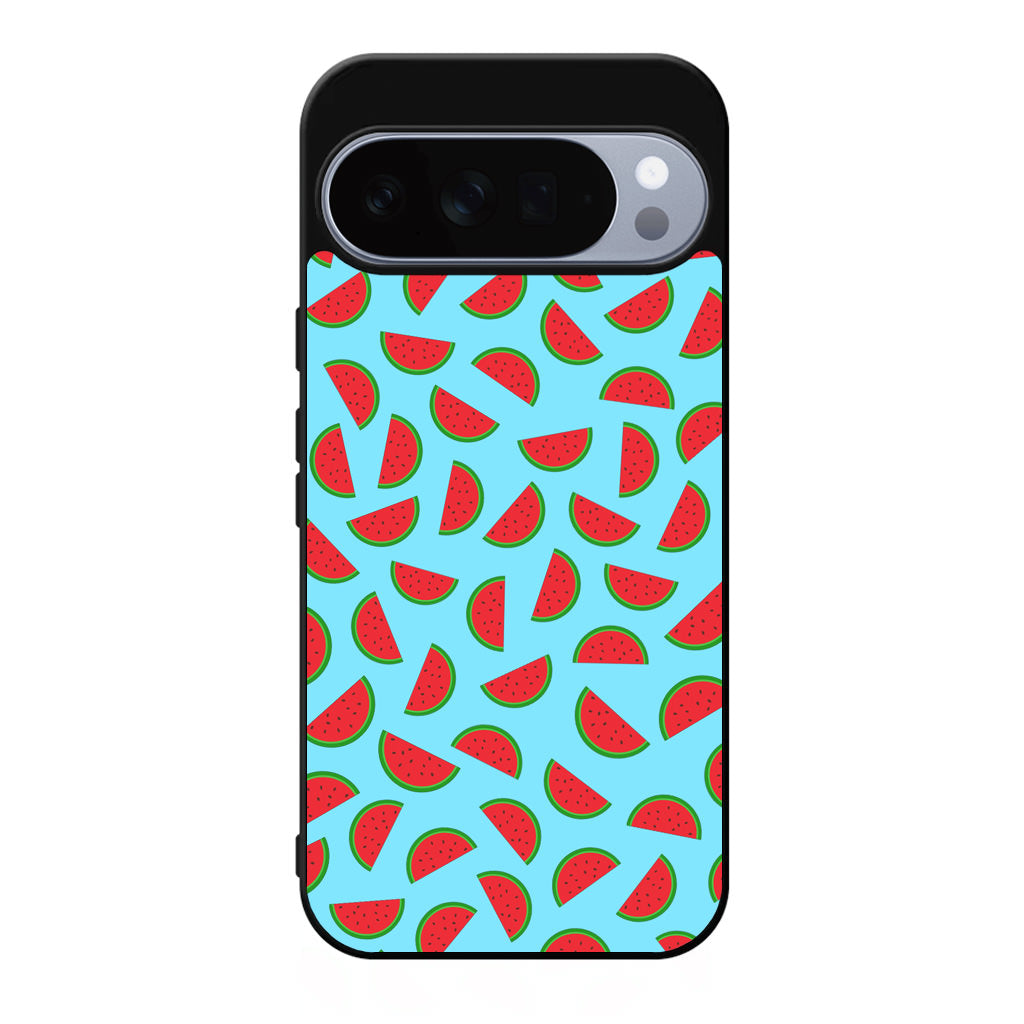 Watermelon Fruit Pattern Blue Google Pixel 10 Pro / Pixel 10 Pro XL Case