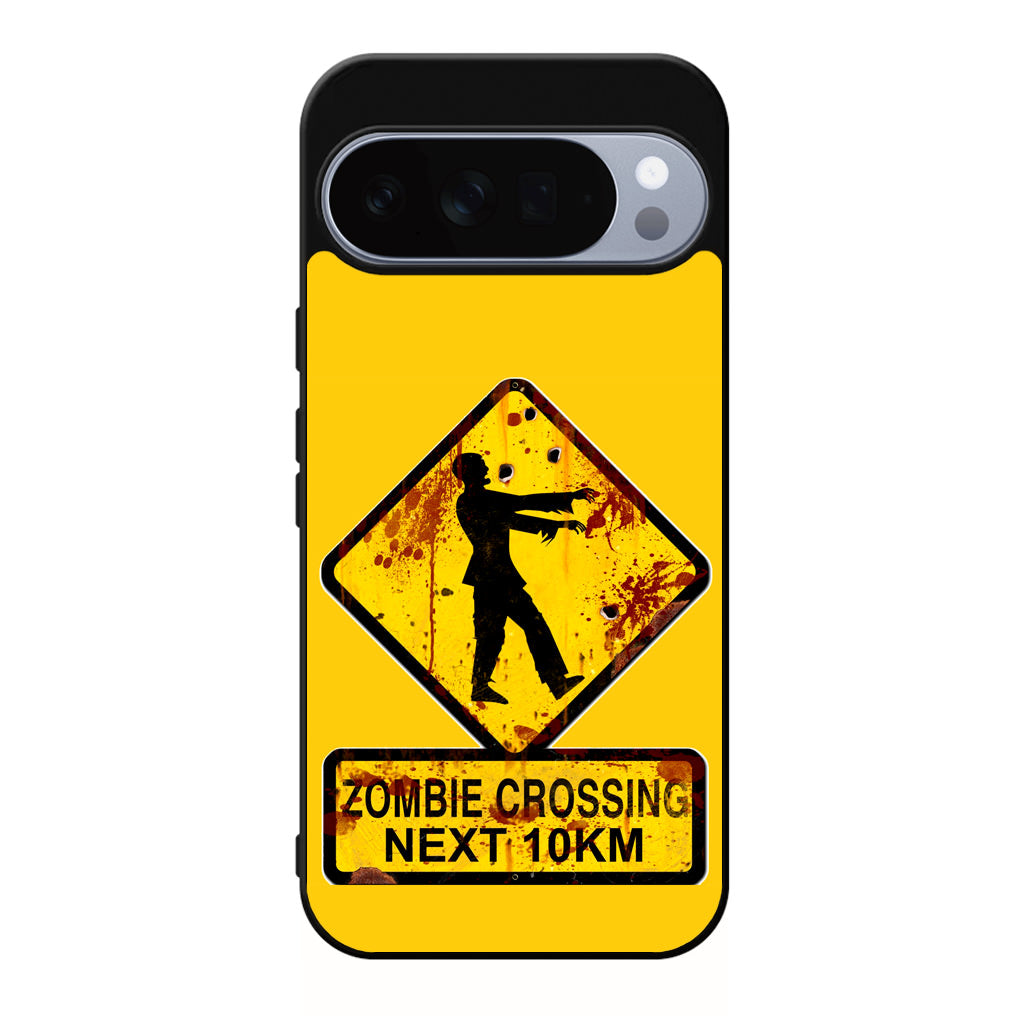 Zombie Crossing Sign Google Pixel 10 Pro / Pixel 10 Pro XL Case